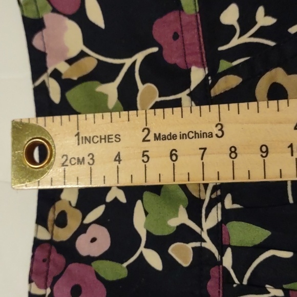 LOFT Purple Floral Box Pleat Short Skirt. NWT - Picture 6 of 10